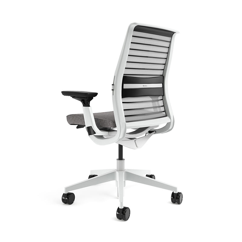 Back 3D Knit Nickel; Seat Medley Grey Brown; Frame Seagull